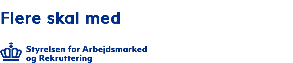 Logo - Styrelsen for Arbejdsmarked og Rekruttering
